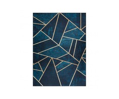 Dywany Uszczow Dywan ARLEN MOSAIC spalva tamsiai mėlyna geometryczny styl glamour 120x170 Hakano