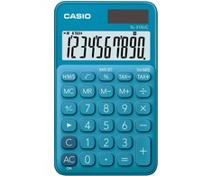 CASIO CALCULATOR POCKET SL-310UC-BU Mėlynas, 10 DIGITAL DISPLAY