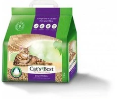Cat's Best Smart Pellets granuliuotas natūralus pjuveninis kraikas 10L ilgaplaukėms katėms