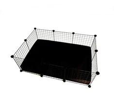 C&amp;C Modular cage 3x2 110x75 cm guinea pig, hedgehog, juodas