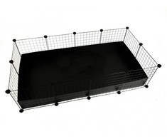 C&amp;C Modular cage 4x2 145 x 75 cm juodas