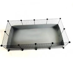 C&amp;C modulinis narvas 4x2 145 x 75 cm, sidabrinis