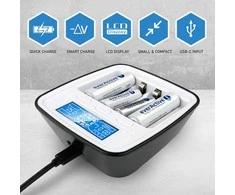 everActive profesionalus AA/AAA elementų įkroviklis NC-1000M