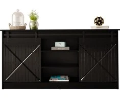 Cama Meble Komoda - Granero 160x80x35 Juodas Blizgesys
