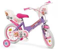 Children's Bike 14" Paw Patrol Violetinė 1480 Girl TOIMSA