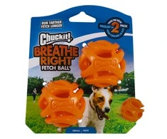 „Chuckit“ – „Breathe Right Fetch Ball“, vidutinis 6,5 cm, 2 pk – (CHUC32141)