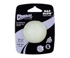 Chuckit! Max Glow tamsoje šviečiantis kamuoliukas šunims, 5 cm