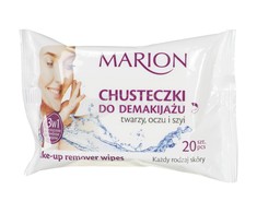 Makiažo servetėlės ​​veidui, akims ir kaklui valyti Marion 3in1, 20 vnt.
