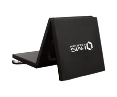 Sulankstomas gimnastikos kilimėlis HMS Premium MGS02 1800x600mm, juodas