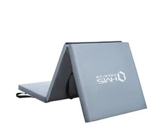 Sulankstomas gimnastikos kilimėlis HMS Premium MGS02 1800x600mm, pilkas