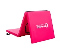 Sulankstomas gimnastikos kilimėlis HMS Premium MGS02 1800x600mm, rožinis