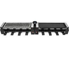 Clatronic raclette grilis 2 viename su akmens ir grilio plokštėmis, 1200 W, RG 3678