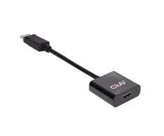 Kabelis Club 3D DisplayPort - HDMI 0.15m juoda (CAC-2070)