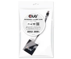 CLUB 3D CAC-2170 Mini DisplayPort 1.2 į HDMI 2.0 UHD aktyvus adapteris