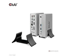 Club 3D USB Gen2 Typ-C Triple Ekranas DP 1.4 Alt Mode Smart PD Įkrovimo stotelė 120W