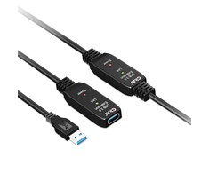 Club 3D CLUB3D USB 3.2 Gen1 aktyvaus kartotuvo kabelis 10 m / 32,8 pėdų M/F 28AWG