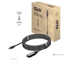 USB kabelis Club 3D USB-A - USB-A 5 m juoda (CAC- 1404)