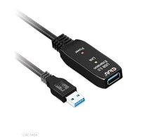 USB kabelis Club 3D USB-A - USB-A 5 m juoda (CAC- 1404)