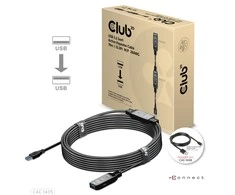 Club 3D CLUB3D USB 3.2 Gen1 aktyvaus kartotuvo kabelis 10 m / 32,8 pėdų M/F 28AWG
