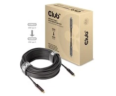 Club 3D CLUB3D USB Gen 2 Type C aktyvus optinis kabelis A/V vienakryptis M/M 20 m / 65,62 pėdos