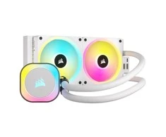 CORSAIR iCUE LINK H100i RGB Baltas AIO 240mm Radiator Sky CPU Cooler