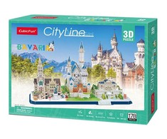 CUBICFUN 3D dėlionė „Bavarija“