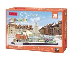 CubicFun 3D dėlionė Varšuva Cubic Fun, 306-20271, 126 d.