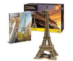 CUBICFUN 3D dėlionė „NatGeo: Eifelio bokštas“