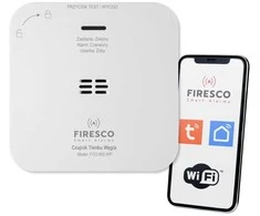 Anglies monoksido jutiklis Firesco FCO-850 WF Wi-Fi Tuya Smart Life