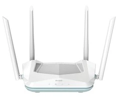 D-Link AX1500 Smart Maršrutizatorius | R15 | 802.11ax | 1200+300 Mbit/s | 10/100/1000 Mbit/s | Ethernet LAN (RJ-45) jungtys 3 | Mesh palaikymas: Taip | MU-MiMO: Taip | Ne, mobilusis plačiajuostis ryšys: | Antenos tipas: 4 išorinės