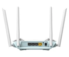 D-Link | AX1500 Smart Maršrutizatorius | R15 | 802.11ax | 1200+300 Mbit/s | 10/100/1000 Mbit/s | Ethernet LAN (RJ-45) jungtys 3 | Mesh palaikymas: Taip | MU-MiMO: Taip | Ne, mobilusis plačiajuostis ryšys: | Antenos tipas: 4 išorinės