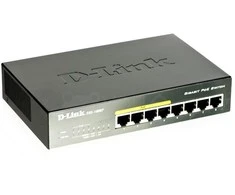 Šakotuvas Komutatorius D-Link 8x10 / 100 / 1000Mbps RJ45, 4xPoE, 52W, / DGS-1008P