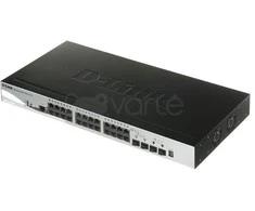 Šakotuvas D-LINK 28 prievadų išmanusis valdomas PoE Gigabit Stack jungiklis