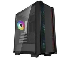 „Deepcool“ | CC560 ARGB V2 | Juodas | Vidutinio dydžio bokštas | ATX PS2