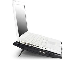 Deepcool | Nešiojamas kompiuteris aušintuvas Wind Pal FS, plonas, nešiojamas, didelio našumo, du 140 mm ventiliatoriai, 2 xUSB Hub, up tp 17" | 382x262x46mm mm | 922g g