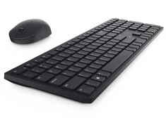 Klaviatūra Dell KM5221W Pro | Klaviatūros ir pelės rinkinys | Wireless | Ukrainian | Juodas | 2.4 GHz