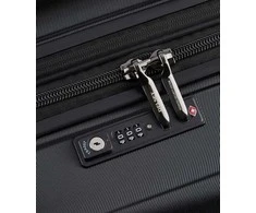 Kelioninis DELSEY WALIZKA SHADOW 5.0 75CM 4 DOPPELTE RÄDER ERWEITERBARER TROLLEY KOFFER JUODA