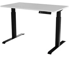 Cama Meble Rašomasis Stalas - Moon 121x67x72-120 Juodas/Baltas