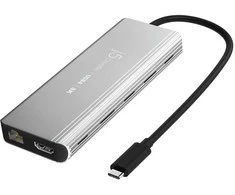 J5Create USB4 8K MULTI-PORT HUB SPACE/Pilkas
