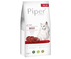 Kačių Maistas - DOLINA NOTECI Piper Animals Jautiena 35% Baltymų 15% Riebalų 3kg