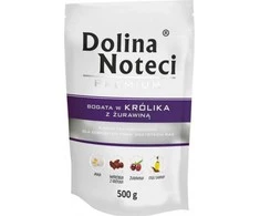 Dolina Noteci Premium konservai šunims su triušiena ir spanguolėmis 400g