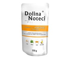 Šunų Maistas - DOLINA NOTECI Premium Drėgnas Anties Su Moliūgu 150g Be Glitimo