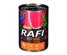 Drėgnas Šunų Maistas - Dolina Noteci RAFI Antis, Mėlynė, Spanguolė 400g