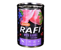 Drėgnas Šunų Maistas - Dolina Noteci Rafi 400g, Mėlynė, Spanguolė