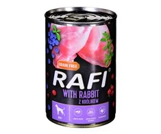 Drėgnas Šunų Maistas - Dolina Noteci Rafi 400g, Mėlynė, Spanguolė