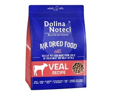 Kačių Maistas - DOLINA NOTECI Superfood Veršienos Sausas Maistas 1kg Senjorams Katėms