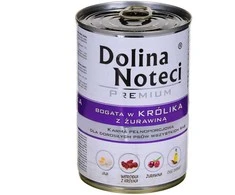 DOLINA NOTECI Premium Rich in rabbit and cranberry - wet dog food - 400g