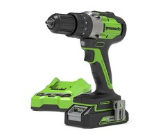 Suktuvas-gręžtuvas Greenworks GD24DD35K2; 24 V; 1x2,0 Ah akum.