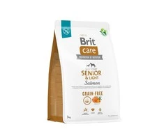 BRIT CARE GF Senior&amp;Light Salmons.m. šunims 3kg