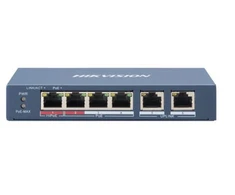 Šakotuvas SWITCH POE DS-3E0106HP-E 4 PRIEVADŲ Hikvision